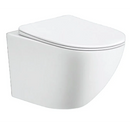 Wandtoilet Elite glans wit rimless incl.wc bril -