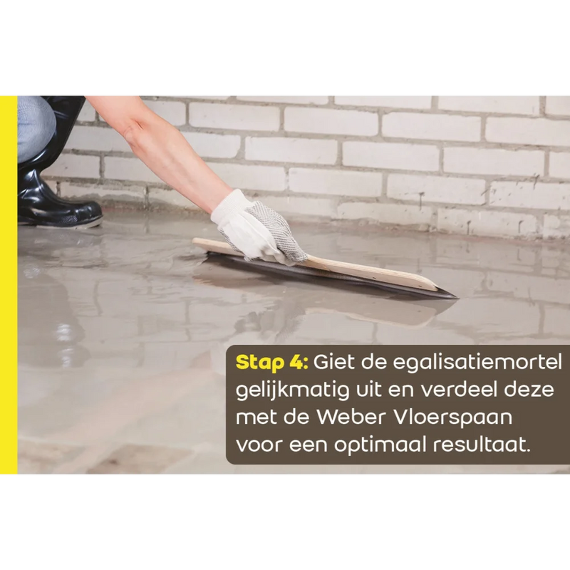 Weber Vezelsterkte egalisatie Weberlevel Fiber 20 kg -