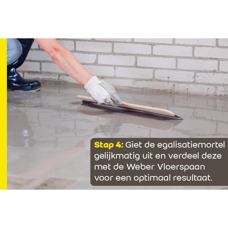 Weber Vezelsterkte egalisatie Weberlevel Fiber 20 kg -