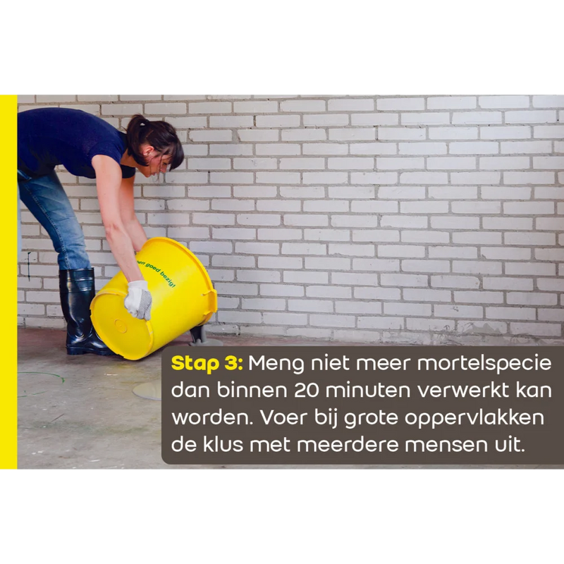 Weber Vezelsterkte egalisatie Weberlevel Fiber 20 kg -