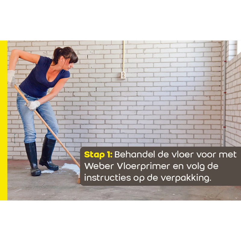 Weber Vezelsterkte egalisatie Weberlevel Fiber 20 kg -