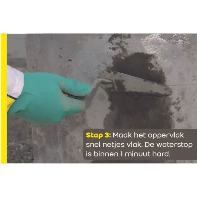 Weber Waterstop Reparatiemortel 1 kg - Reparatiemiddelen