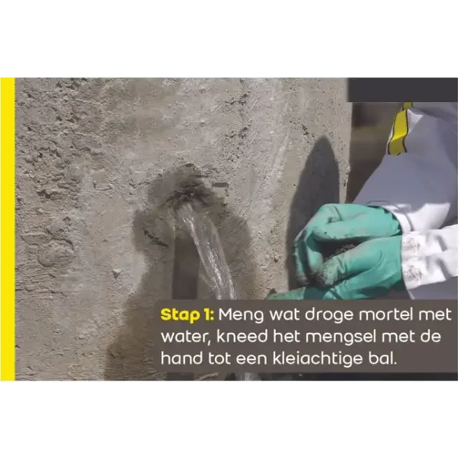 Weber Waterstop Reparatiemortel 1 kg - Reparatiemiddelen